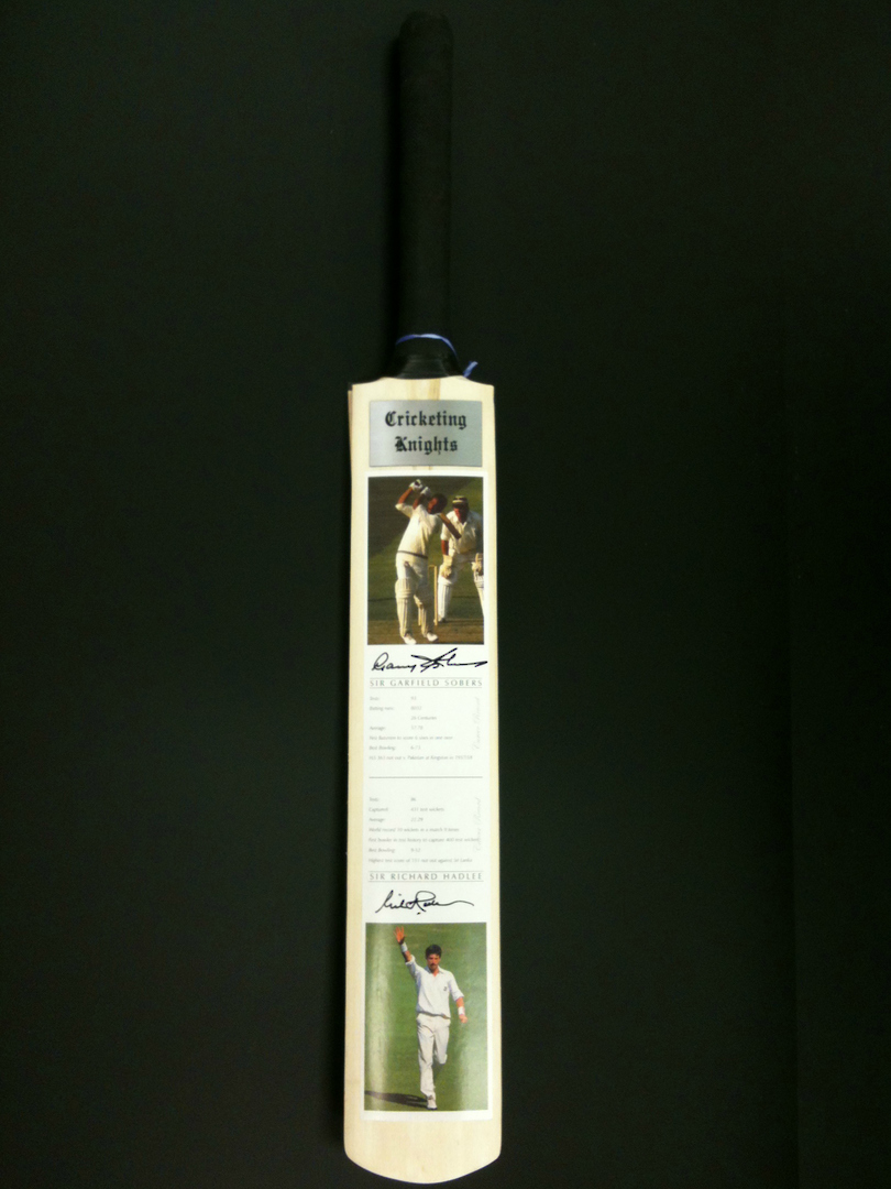 Cricketing Knights - Signed Cricket Bat image 4